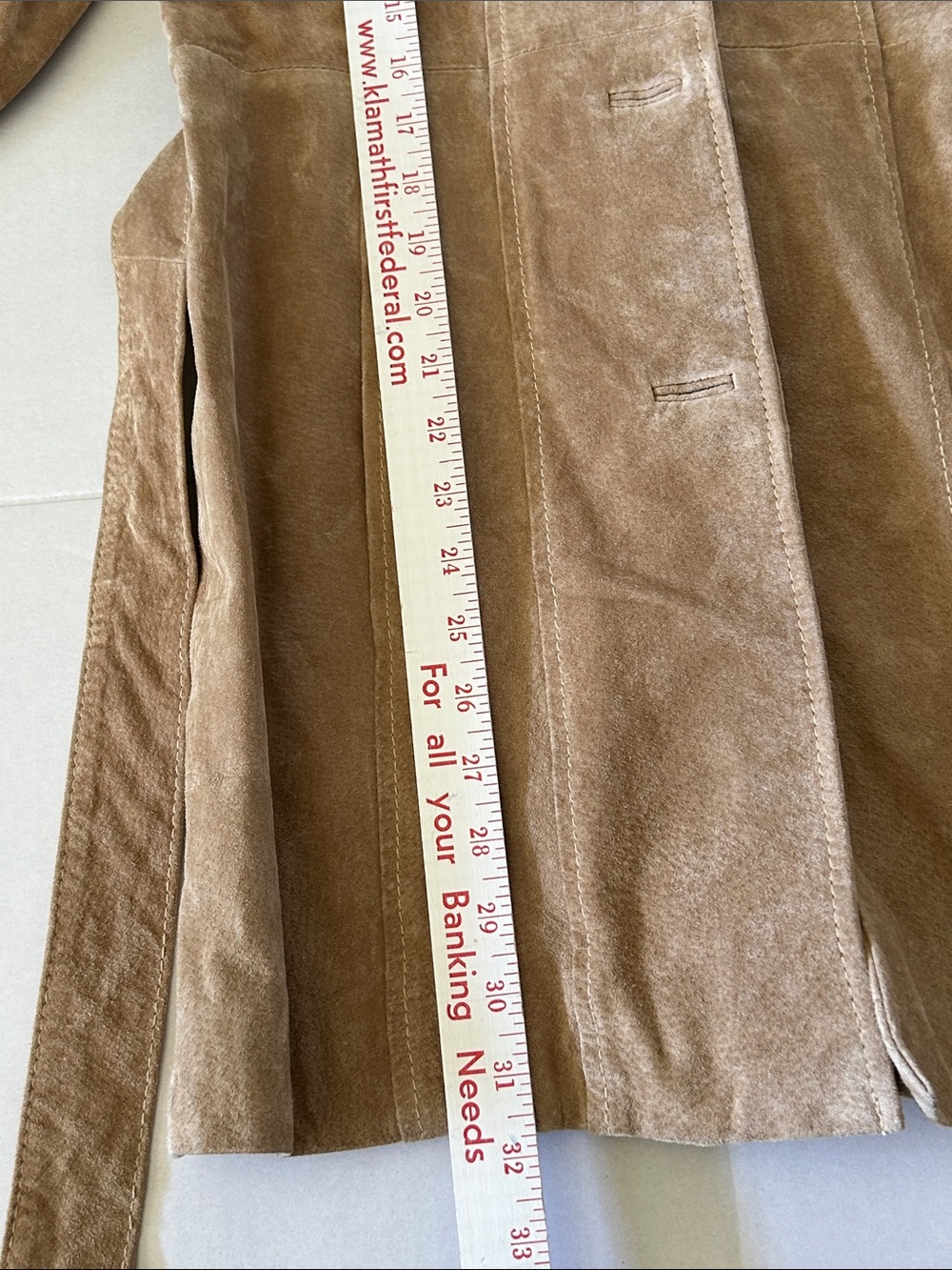 WILSONS LEATHER MAXIMA SUEDE BELTED COAT SIZE M - Picture 10 of 11